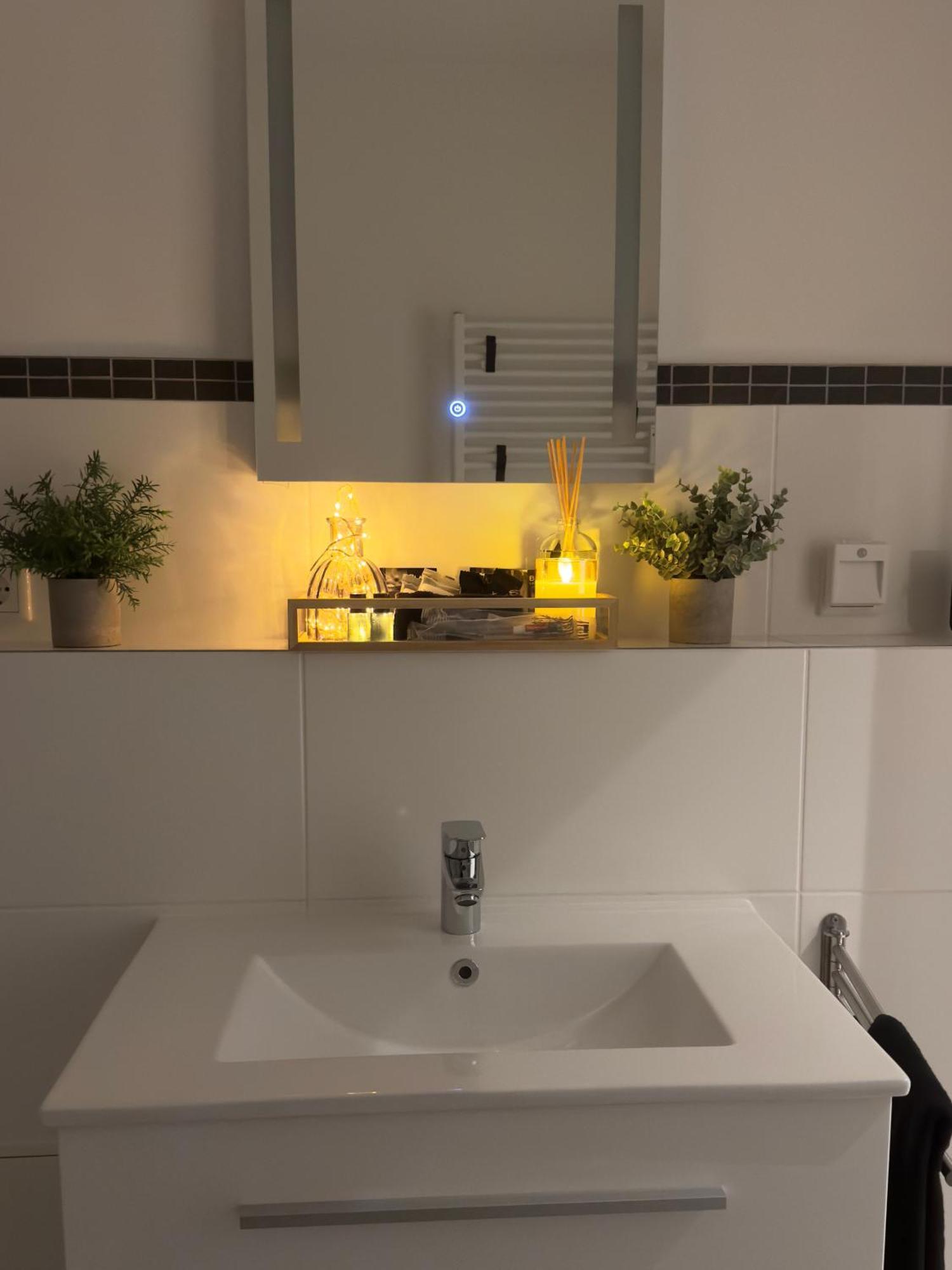 Belm Ferienwohnung Am Bach Buitenkant foto